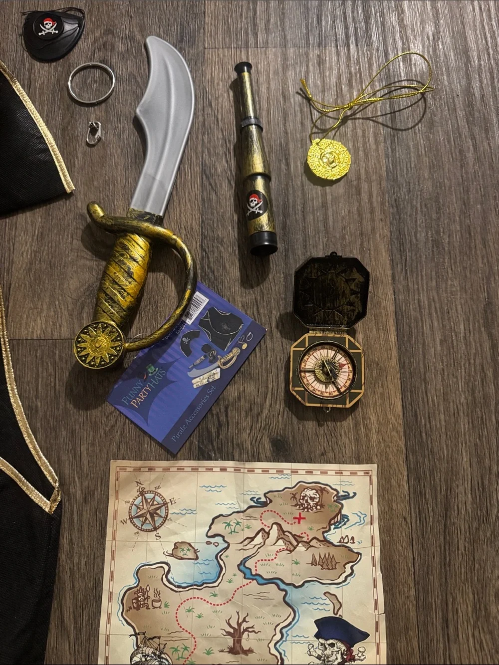 🏴‍☠️Kids Blacl Pirate Costume Set🏴‍☠️